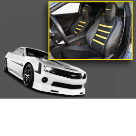 Havoc Yellow Accent Camaro Interior Upgrade Kit