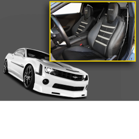 Light Gray Accent Camaro Interior Upgrade Kit